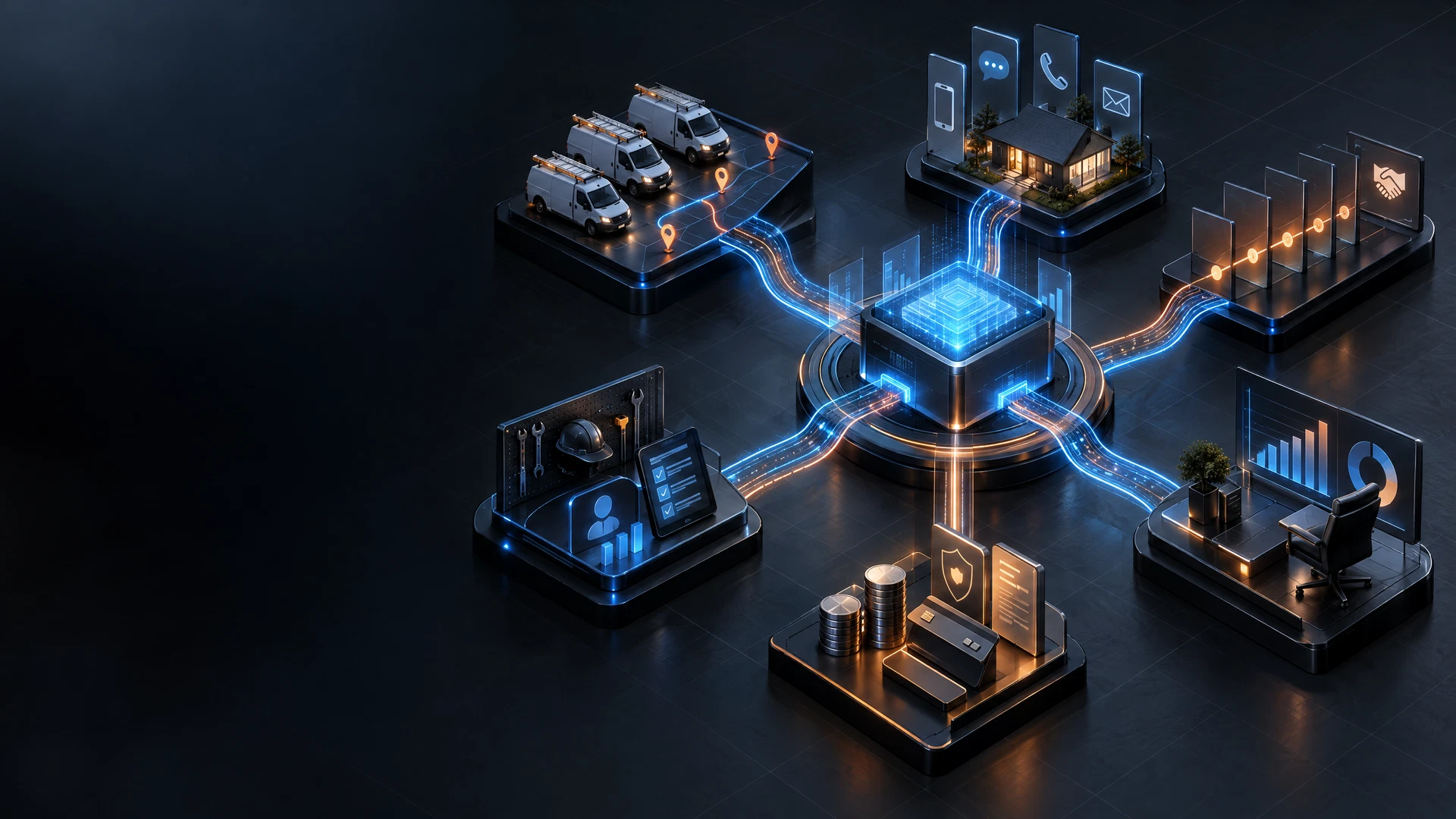 Abstract SOG operating-intelligence command center
